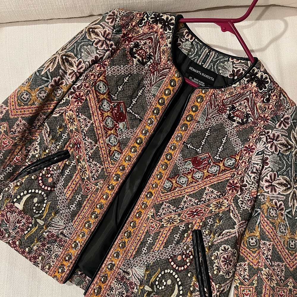 Hemant & Nandita Kiana Quilted Jacket (Anthropologie)